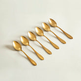 Elio Tea Spoon Set Of 6 Gold